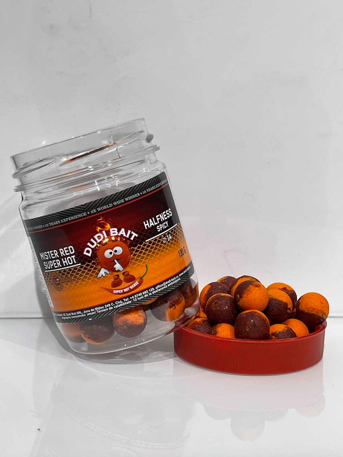 Dudi Bait wafter Mister Red Super Hot “Halfness” Spicy fish